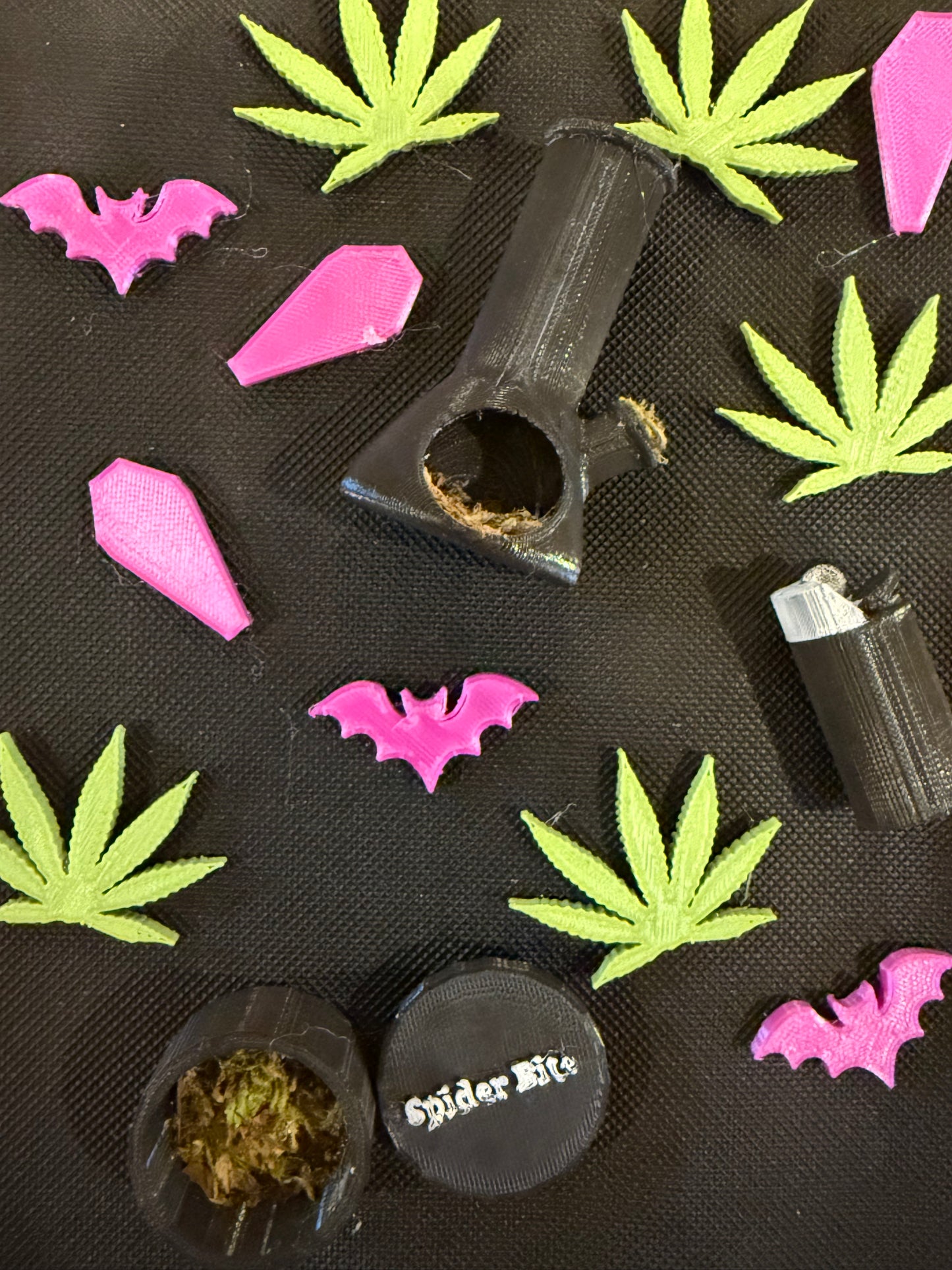 Black Halloween Spood Set