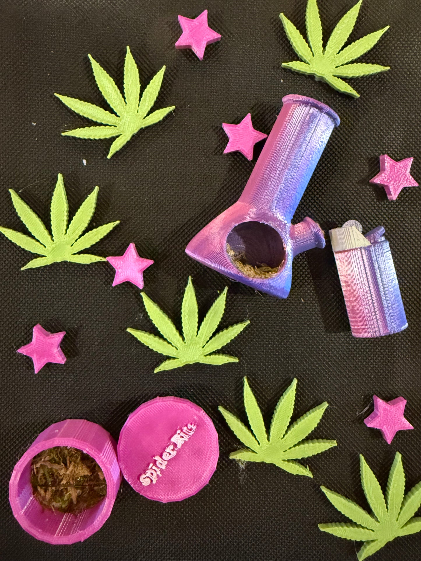 Purple Space Spood Set